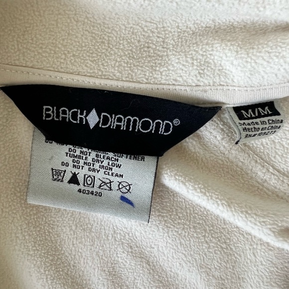 black diamond  full zip  fleece size medium - Picture 10 of 13